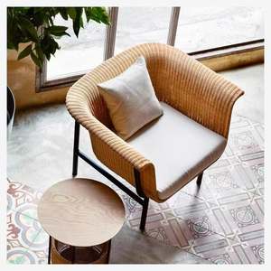 Ensemble <span class=keywords><strong>de</strong></span> salon élégant en rotin, mobilier <span class=keywords><strong>de</strong></span> <span class=keywords><strong>jardin</strong></span>, tissage naturel, coussins moelleux, canapés <span class=keywords><strong>de</strong></span> <span class=keywords><strong>jardin</strong></span> pour intérieurs et extérieurs haut <span class=keywords><strong>de</strong></span> gamme - Product Image 4