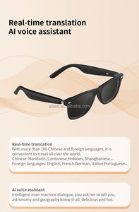 Nouvelles Lunettes Intelligentes AI Noires Anti-Lumière Bleue et Solaires avec Support d'Appels Téléphoniques et de Musique - Product Image 3