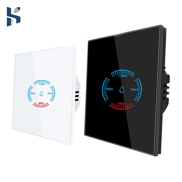 Tuya Smart Life Remote Control Glass Switch Google Home Alexa Control Wifi Smart Wall Switch 40A Boiler Switch