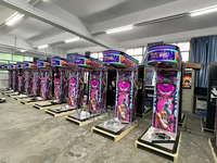 Machine de jeu d'arcade de boxe de sports d'intérieur à pièces Machine de basket-ball d'amusement d'arcade de boxe de rue en métal et en plastique