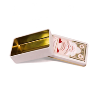 Boîte à savon carrée personnalisée en gros Boîte de rangement de cadeau en métal Boîte de rangement en fer pour les nécessités quotidiennes