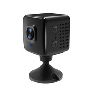 Caméra de sécurité HD sans fil Wi-Fi 720P avec vision nocturne, détection de mouvement et prise audio, montée sur un support stabilisateur