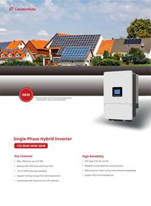 Onduleur hybride CanadianSolar 5kW 6kW 8kW, monophasé, original, garantie 5 ans - Product Image 5