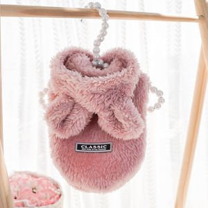 V313 Neuerscheinung Niedliches Design Plüsch-Katzen-Hasenohren-Kostüm Hoodies Großhandel Katzenkleidung Winter Warme Haustier-Bekleidung für Katzen und Welpen - Product Image 4