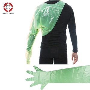 OKU Productos Guantes veterinarios Guante largo Longitud del brazo Plástico PE Guantes veterinarios - Product Image 3