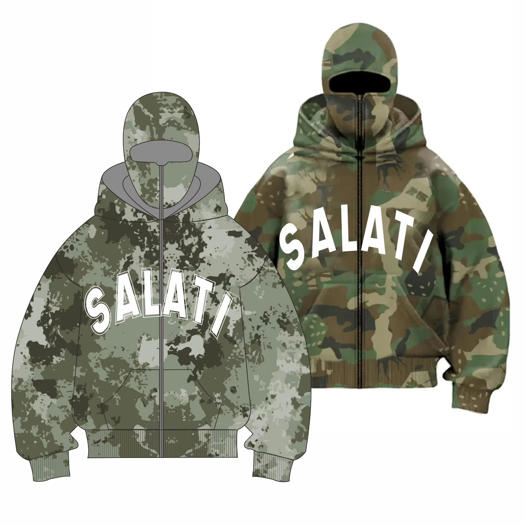 Custom Mask Hoodies High Quality Stylish Sweatshirts