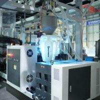 Machine à film soufflé ABC directe usine avec double enrouleur automatique pour la production de sacs de courrier en film thermorétractable