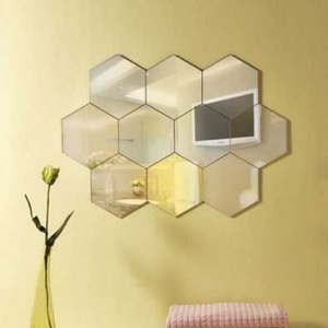 Miroir en verre Art Déco pour salon, épaisseur personnalisée (2 mm-8 mm), pour montage mural, décoration de salon de coiffure - Product Image 4