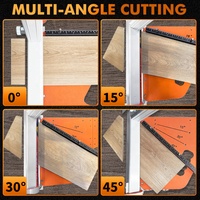 Coupesol sans fil, sans poussière, sans bruit pour revêtements de sol stratifiés, en bois d'ingénierie, LVT, PVC, SPC, WPC de 13 pouces