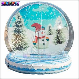 이벤트 장식 풍선 스노우 글로브 야외 파티 CE 송풍기 + 수리 키트 + 보관 가방 Rv 캠퍼 스노우 글로브 사진 부스 8 피트 - Product Image 2