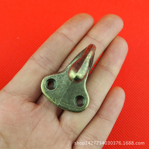 Antique Style Zinc Alloy <b>Wall</b> <b>Hook</b> Single Coat <b>Hook</b> For Furniture And <b>Wall</b> Mounting Durable Design - Product Image 3