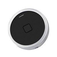 Système de contrôle d'accès extérieur étanche IP66 de taille mini, lecteur d'empreintes digitales, construction métallique, écran tactile, 1000 utilisateurs