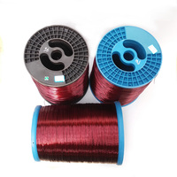 Fil d'aimant isolé Enroulement de bobine d'aluminium Fil d'aluminium émaillé certifié UL AWG EI/AIW 200/220 Fil rond