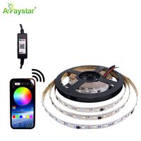 Vente chaude SPI contrôle APP mobile compatible LED numérique bande UCS2904B WS2811 WS2812 24V 12V RGBW pixel 5050 LED bande