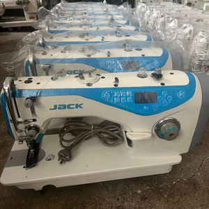 Used Jack A4 Automatic Single Needle Direct Drive Lockstitch <b>Sewing</b> Machine - Product Image 1