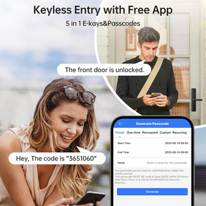 Smart Lock a buon mercato con App TTlock codice digitale RFID IC Card sblocca Smart serratura per appartamento - Product Image 3