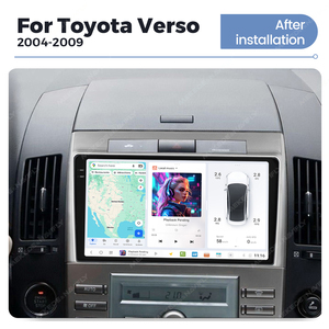 Radio para Auto DUDUAUTO UIS7870, Sistema Inteligente Multimedia, Reproductor GPS, Car-play para <span class=keywords><strong>Toyota</strong></span> <span class=keywords><strong>Corolla</strong></span> <span class=keywords><strong>Verso</strong></span> AR10 2004 - 2009 - Product Image 2