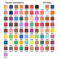 Personnalisez votre propre palette de fards à paupières, couleurs carrées, effet scintillant, maquillage végétalien, pigment riche, faible MOQ, sans étiquette, livraison rapide