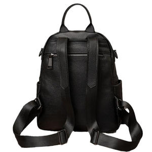 Mochilas Royal Bagger de cuero de vaca auténtico para mujeres y niñas, bolso de hombro informal a la moda, mochila de viaje de gran capacidad 8546 - Product Image 6