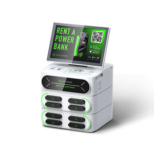 Station de recharge partagée empilable à 8 emplacements avec écran et système de point de vente intégré, prend en charge le paiement par <span class=keywords><strong>carte</strong></span>, chargeur de téléphone <span class=keywords><strong>portable</strong></span>, distributeur automatique - Product Image 4