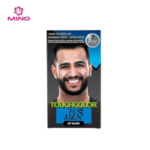 Venta al por mayor pelo Natural Color negro Real permanente barba crema - Product Image 5