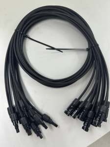 Câbles d'alimentation de connexion de panneaux solaires industriels gaine en cuivre étamé XLPE/PVC 16A 6mm couleur rouge noir rouleau de 5m - Product Image 5