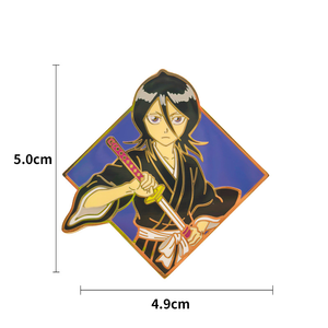 Nouvelles conceptions, broche en alliage de haute qualité, anime BCH Rukia <span class=keywords><strong>Kuchiki</strong></span>, artisanat métallique, décoration de sac à dos - Product Image 2