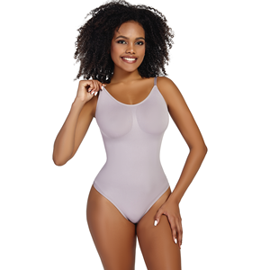 厂家直销压缩塑身衣腰部丁字裤连身衣支架加大码塑身衣压缩紧身衣 - Product Image 4