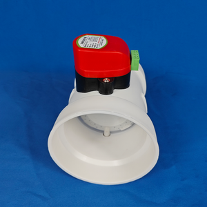 <strong>HVAC</strong> System PP/PVC Plastic Motorized <strong>Damper</strong> air Venting Volume Control <strong>Damper</strong> for Office Building - Product Image 5