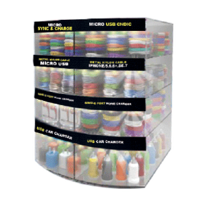 2024 nouveau Design personnalisé clair acrylique affichage cosmétique affichage boutique au détail affichage de téléphone portable pour accessoires de téléphone portable - Product Image 3