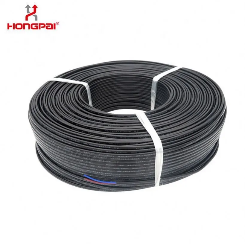 60227 Inti EC53-EC52 Konduktor Tembaga Kabel Listrik Hitam Fleksibel Pvc Kawat Berselubung