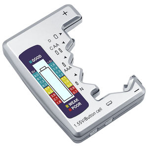 Цифровой тестер аккумулятора ЖК-дисплей C D N AA AAA <span class=keywords><strong>9V</strong></span> 1,5 V аккумулятор таблеточного типа проверка емкость детектор постоянной ёмкости, универсальный конденсатор диагностический инструмент - Product Image 6