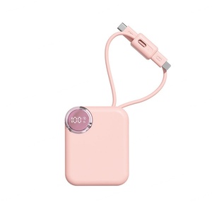 Caricabatterie Portatile PD 22.5W, Power Bank Compatto a Ricarica Rapida, Capacità 10000mAh, Cavo Integrato con Display Digitale - Product Image 3