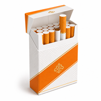 Boîte à cigarettes en carton personnalisée, impression couleur exquise, emballage de tabac avec logo personnalisé pour la vente au détail