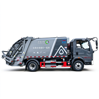 Camion Compacteur à Ordures SINOTRUK HOWO 4X2 Direct Usine, 8-16CBM, Chargeur Arrière, Camion de Collecte des Déchets, LHD/RHD en Option