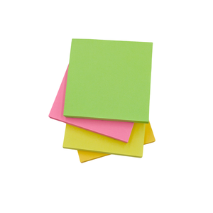 Adesivi colorati note adesive quadrate comodo adesivi Logo stampabili cancelleria creativa - Product Image 2
