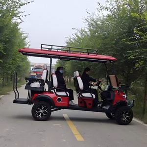 Voiture de golf miniature de luxe certifiée CE, voiture de chasse, <span class=keywords><strong>6</strong></span> places, avec puissant moteur AC de 3,5 kW, contrôleur homologué DOT - Product Image 4