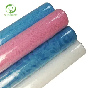 Sunshine New products embossed non woven flower wrapping paper rolls polypropylene nonwoven fabric