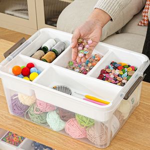 Boîte de <span class=keywords><strong>rangement</strong></span> en plastique PP avec couvercle transparent magnétique et plateau amovible pour le <span class=keywords><strong>rangement</strong></span> des bijoux - Product Image 2