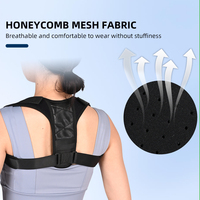 Ceinture de Correction Posturale Respirante pour Hommes et Femmes, Correcteur de Clavicule Confortable pour le Dos, Idéal pour Adultes