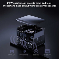 Projecteur intelligent 450 ANSI Lumens avec Wi-Fi intégré et prise en charge 4K, système d'exploitation Android, home cinéma portable LCD