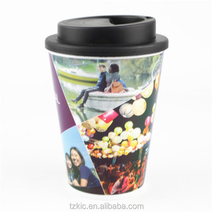 Tasse à café en plastique à Texture mate, tasse réutilisable à <span class=keywords><strong>Double</strong></span> paroi - Product Image 4
