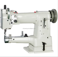Machine à coudre industrielle à point noué à pied de marche pour reliure horizontale à lit cylindrique 335