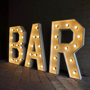 Letras Luminosas Personalizadas con el Nombre de la Empresa - Letreros LED para Exhibición en Tiendas Minoristas - Product Image 1