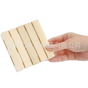 Jiufeng - Posavasos y Manteles Individuales de Madera Maciza 34920, Sin Acabado, Duraderos, Aislantes del Calor, para Café, Té, Decoración del Hogar y Comedor - Product Image 5