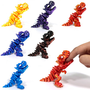 Modelo de Dinosaurio Tiranosaurio Rex Realista de Cristal, el Más Vendido, con Diseño de Esqueleto que Puede Morder los Dedos, Puede Posarse Sentado/De Pie - Product Image 1