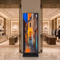 Écran d'affichage LED mobile VISLAT, écran LED portable sur pied pour la publicité commerciale et les événements