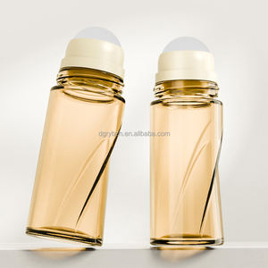 Emballage de parfum à bille, flacon de parfum vide rond de luxe de 50 ml, huile essentielle, déodorant à bille, flacon de parfum en verre à bille, déodorant à bille - Product Image 3
