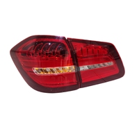 Lampu Belakang LED Terang dengan Lampu Rem dan Sein untuk Mercedes X166 GL 2013-2015 Upgrade ke GLS 2016-2019