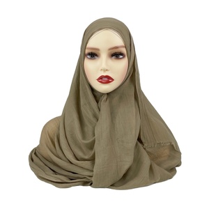 Op maat gemaakte groothandel dames chiffon moslim <span class=keywords><strong>hijab</strong></span> shawl polyester sjaal lange stijl zachte turban voile islamitische hoofddoek <span class=keywords><strong>hijab</strong></span> <span class=keywords><strong>2026</strong></span> - Product Image 4